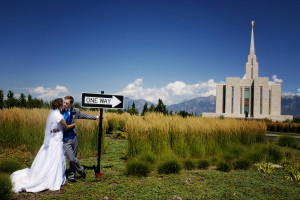 Oquirrh Mountain Temple Wedding