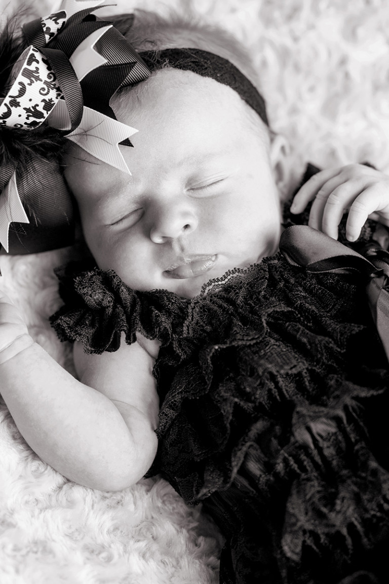 Newborn Pictures baby girl sleeping