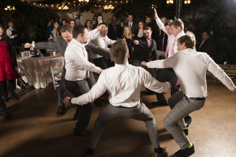 Groomsmen Dance at Wedding