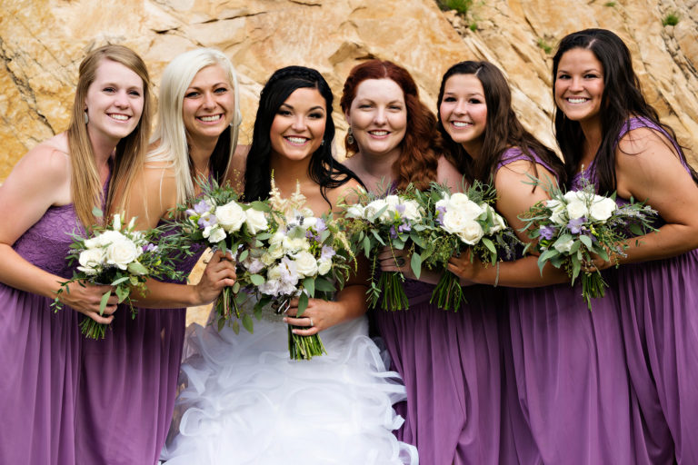 Wedding Photography at Louland Falls Bridesmaids